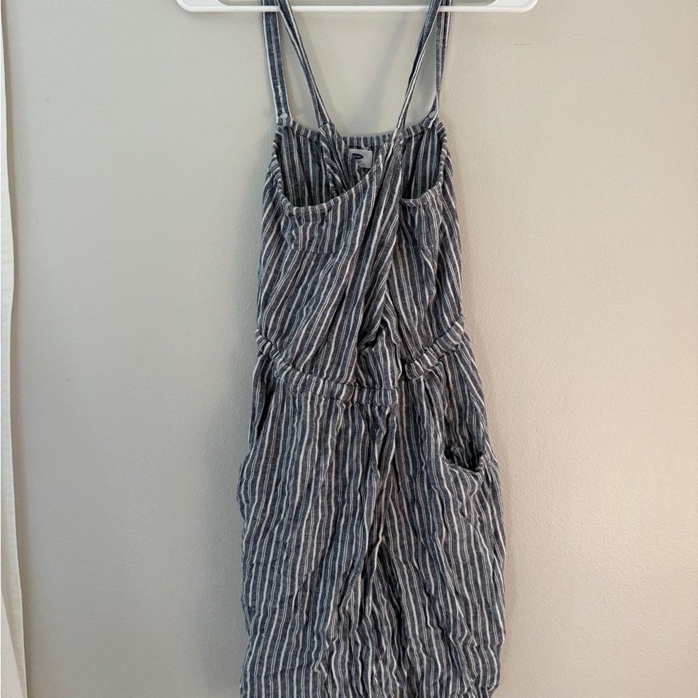 Old Navy Navy and White Striped women’s dress